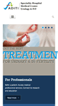 Mobile Screenshot of aditihospitals.com